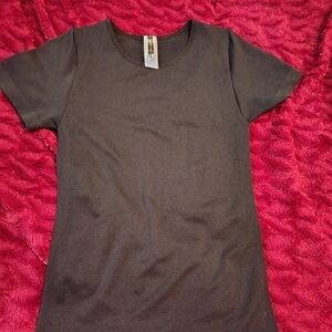 New Mix Black Crewneck Short Sleeve Tee